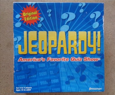 New Sealed Jeopardy Board Game 2005 Original Edition By Pressman