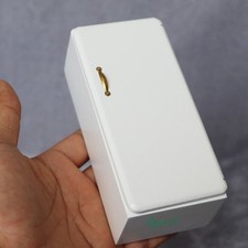 1:12 Scale Fridge Dollhouse Miniature Refrigerator Kitchen White Furniture