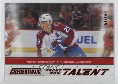 2024-25 Upper Deck Credentials Front Row Talent Red 51/149 Nathan MacKinnon 2o7