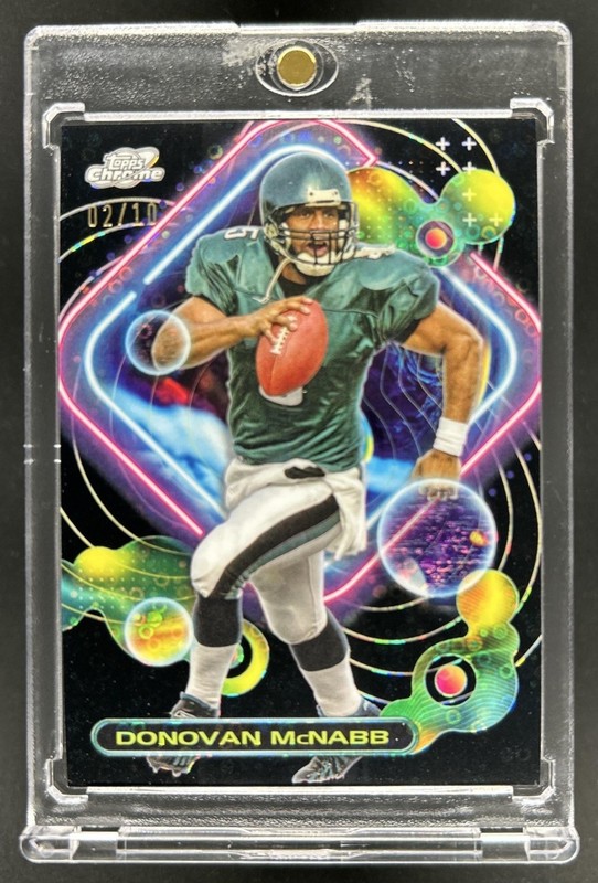2023 Topps Composite Donovan McNabb Cosmic Chrome Black Eclipse #/10 Eagles