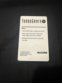 Ghost Manor Turbografx 16 HuCard Only