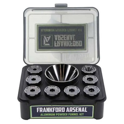 Frankford Arsenal 1136021 Powder Funnel Kit Multi-Caliber Aluminum