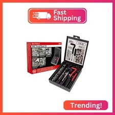 BILITOOLS 1/4-20 inch Thread Repair Kit, HSS Drill Helicoil Repair Kit SAE