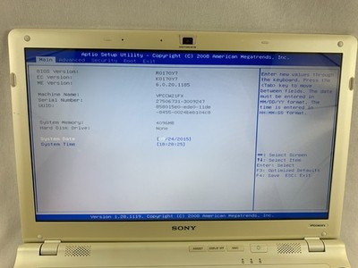 Sony VAIO PCG-61411L White Laptop Intel Core i3 2.13GHz, 4GB RAM