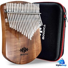 Kalimba 21 Keys Solid Wood Koa Inch Piano MOOZICA with Case and Tuner
