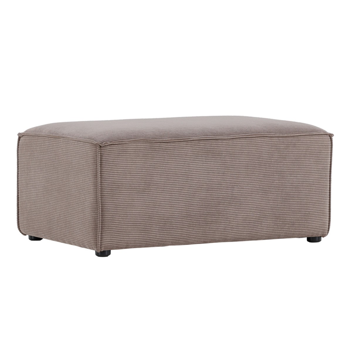 Pouf velours côtelé Gillholmen marron 92cm pour coin lecture cosy