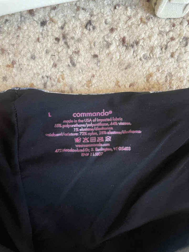 Legging Commando imitación cuero estampado animal talla L Foto 3 de 4