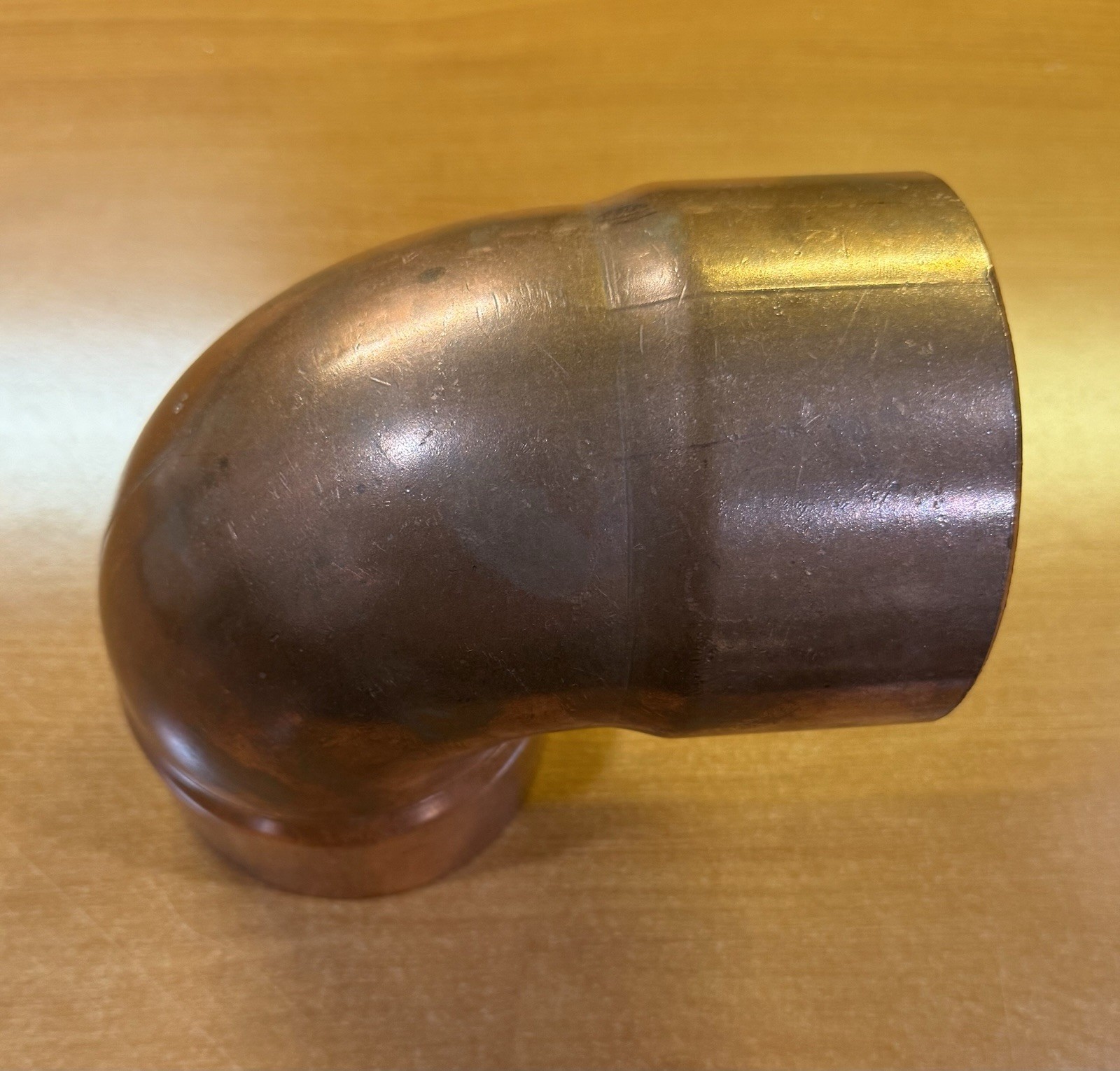 4" Copper 90 Degree Sweat Elbow Fitting CxC Sweat x Sweat Solder - NOS