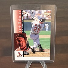 1998 Upper Deck Chase for 62  Mark McGwire #21 St Louis Cardinals Card! A5