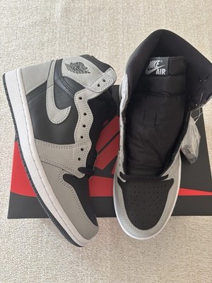 Nike Air Jordan 1 High Shadow Grey Black 2.0 /40,5 Schwarz Grau