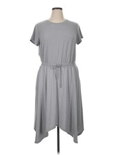 Simply Vera Vera Wang Women Gray Casual Dress XL