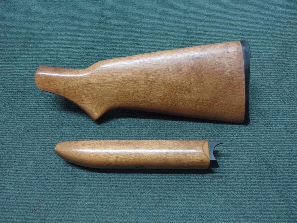 H&R TOPPER MODEL 58 20GA. - WOOD STOCK SET - W/ STOCK BOLT & FOREND SCREW - Image 2 of 4