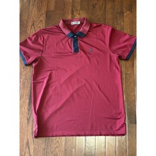 Gfore Mens Skull Ts Performance Golf Polo Shirt Burgundy Navy Large L Gfore Mens Skull Ts Performance Golf Polo Shirt Burgundy Navy Large L