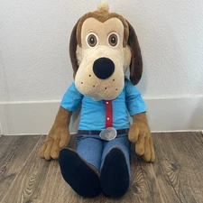 Chuck E Cheese Jasper Plush HUGE 30" Stuffed Animal Dog Toy Showbiz Pizza
