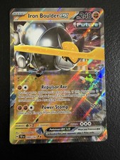Iron Boulder ex 099/162 Double Rare Temporal Forces Pokemon Holo Near Mint