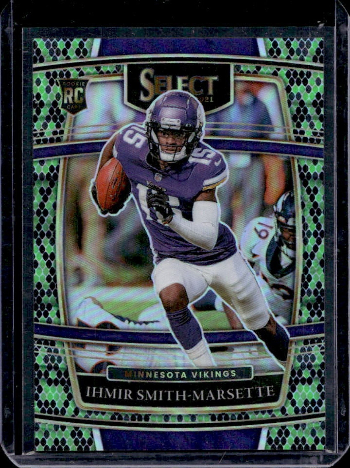 Ihmir Smith-Marsette Panini Select #82 Green/Black Snakeskin