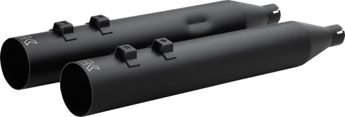 KHROME WERKS HP-Plus? Slip-On Mufflers - Straight Cut - 4" - Trike/Twin Cam -