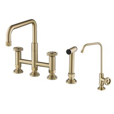 Kraus KPF-3125-FF-101 Urbix 1.8 GPM Widespread Bridge Kitchen - Gold