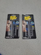 2x NEW Bump Fighter Razor Handle with 2 Cartridges DISCONTINUED..
