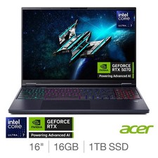 Image of Acer Predator Helios NEO 16 AI Gaming Laptop, 16 Inch Ultra 7 16GB 1TB RTX5070