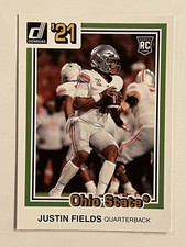 Justin Fields - 2021 Panini Chronicles Donruss Retro - RC - Orange - Buckeyes