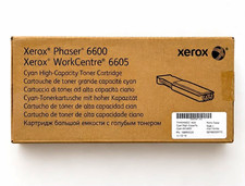 Xerox 106R02225 Cyan High-Capacity Genuine Toner Phaser 6600/WorkCentre 6605