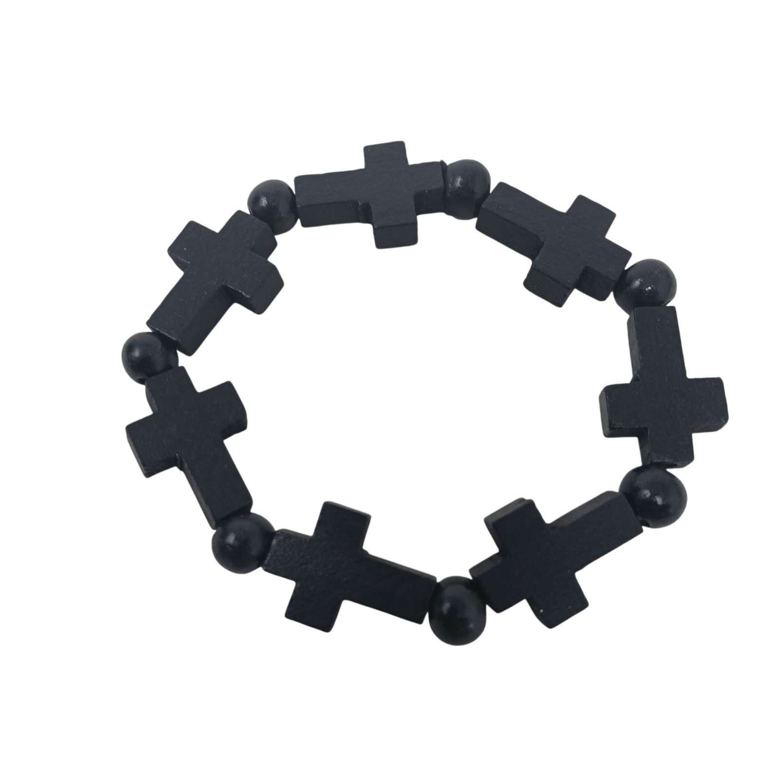 4 Adjustable Religious Bracelets With Charms & Be… - image 3