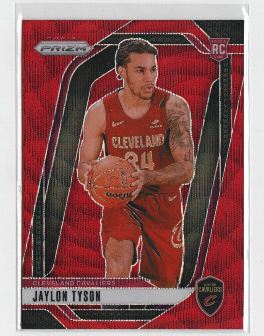 Panini 2024-25 Prizm Ruby Wave Prizm Jaylon Tyson RC #228 Cavaliers NBA
