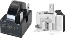 2 Pieces in Refrigerator Compressor Relay and Overload Kit Refrigerator...