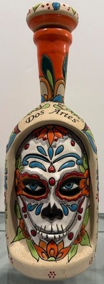 Tequila Dos Artes Extra Anejo limited Edition Dia De Muertos Empty Bottle 2018