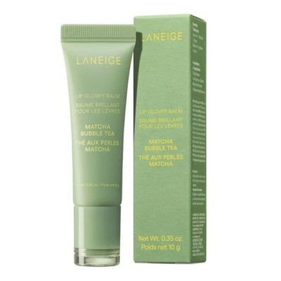 Laneige Lip Glowy Balm Matcha Bubble Tea Nourish + Hydrate + Gloss, 10 g. Neu.