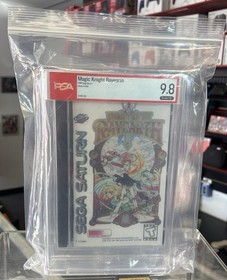 PSA Graded 9.8 B+ Seal Magic Knight Rayearth Sega Saturn