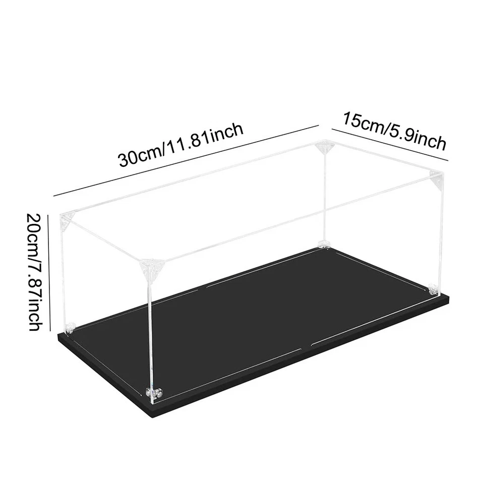 Acrylic Display Case for 1:18 Diecast Car Model Storage Box Dust Proof Glue Free - Image 2 of 4