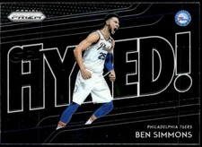 2018-19 Panini Prizm #9 Ben Simmons Get Hyped! E1