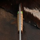 8.7" inch Damascus Steel Hunting Knife Full Tang Hybrid Handle Leather Sheath — photo 8