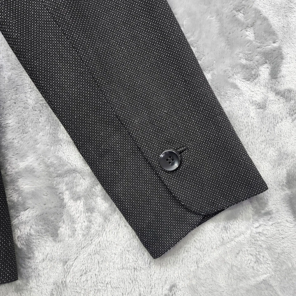 Blazer Classiques Entier Atelier para mujer 14 negro blanco moteado botón único Foto 4 de 4