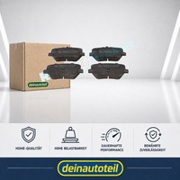 Bremsbelagsatz Scheibenbremse Hinten RAP Brakes R P1576 FüR Volvo