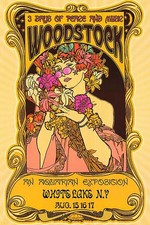 Woodstock Vintage Concert Poster 11x17 inch