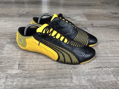 Puma Ferrari Siluro SF Shoes Mens 9 Yellow Black Driving Racing Supercar Rare