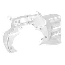 Engine Transmission Interface Cover Trim Fit For Harley Softail Fat Boy Chrome