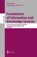 Foundations Of Information And Knowledge Systems Thomas Eiter