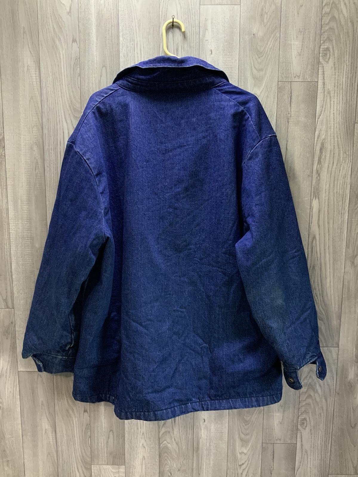 Rare Vintage Blanket Lined Denim Jean Jacket Size XL State Use Industries Excell image 6