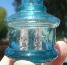 Rare, late 19th/ early 20th Cent, WYNYARD Australian burst top, TEAL ink bottle
