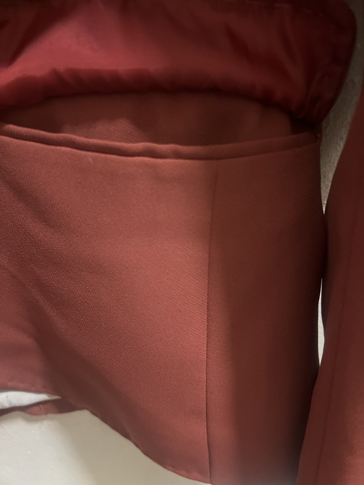 H&M Rust Single Button Lined Blazer Jacket Short … - image 10