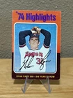 1975 NOLAN RYAN VINTAGE TOPPS HIGHLIGHTS #5 MLB BASEBALL CARD CALIFORNIA ANGELS