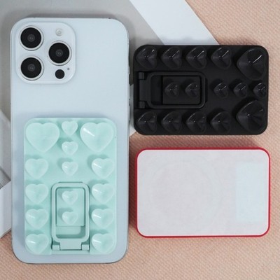 Silicone Suction Cup Phone Stand Holder Supporting Phone Case Prevent Scratch