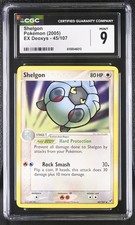 2005 EX Deoxys Pokemon Shelgon CGC 9 45/107 on eBay