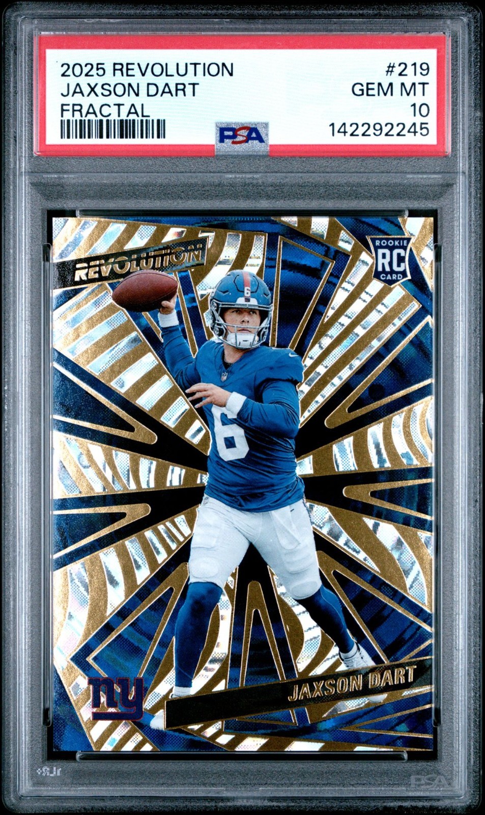 Jaxson Dart Panini Revolution #219 Fractal