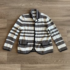 Ann Taylor Loft Striped Blazer Jacket Women s...