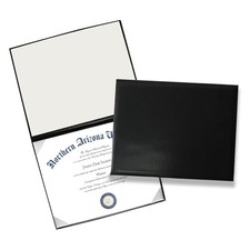 Diploma Cover 8.5 x 11 Vertical Opening Diploma Holder 1 - Pack Black